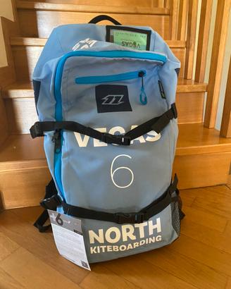 Kitesurf North Vegas 6m Nuovo Mai aperto + Barra