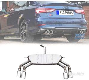 SILENZIATORE DI SCARICO AUDI A3 S LINE SEDAN 13-20