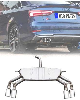 SILENZIATORE DI SCARICO AUDI A3 S LINE SEDAN 13-20