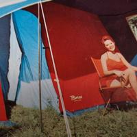 Tenda Casetta Bertoni con veranda x Campeggio