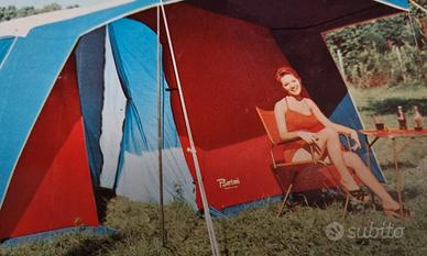 Tenda Casetta Bertoni con veranda x Campeggio