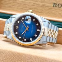 Rolex Datejust Blu Degrade, Full set, Si permute