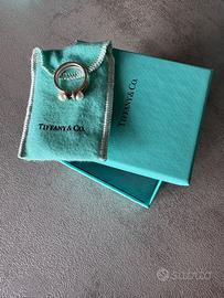 Anello hardaware Tiffany doppia perla