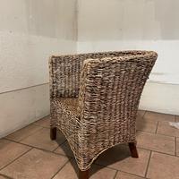 Poltroncina in vimini