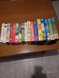 video cassette cartoni animati vintage 