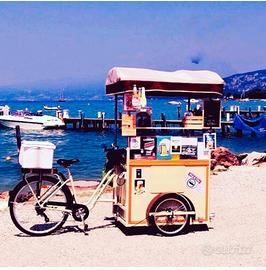 Bicicletta elettrica street food 