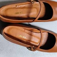 scarpe donna ballerine in Pelle vera mai usate!