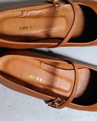 scarpe donna ballerine in Pelle vera mai usate!