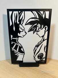 Quadretto Dragon Ball - Goku e Biru