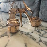Scarpe Rosegold Tagloa 37 Tacco 13 cm