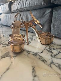 Scarpe Rosegold Tagloa 37 Tacco 13 cm