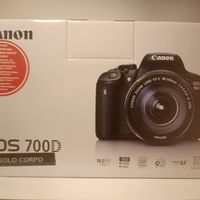 Canon reflex EOS 700 D corpo macchina