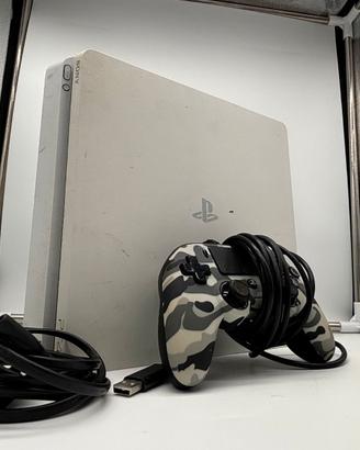 PlayStation 4 Slim Bianca + Controller