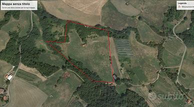 Terreno agricolo + rustico da ristrutturare