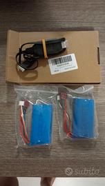 BATTERIE  RICARICABILI AL LITIO 2000 mah  7,4V