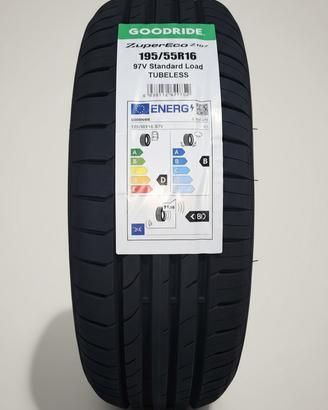 2 Pneumatici 195/55 R16 Goodride Zuper Eco Z107