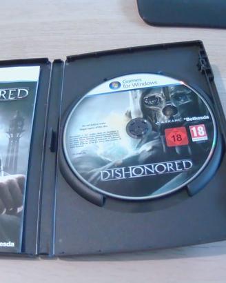 PC GAME - DISHONORED PC WINDOWS DVD MAI USATO