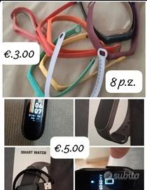 Smart Watch slim contapassi+8cinturini