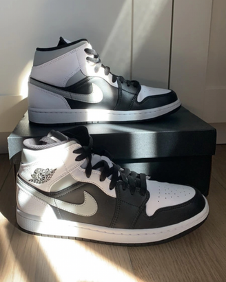 Jordan 1 mid white shadow