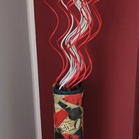 Vaso decorativo realizzato a mano