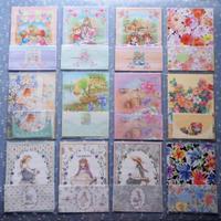 VINTAGE 1990 Carta Lettere PROFUMATA Papel Papeis