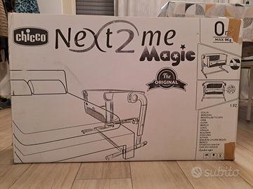 Culla next2me magic + giostrina + set lenzuola
