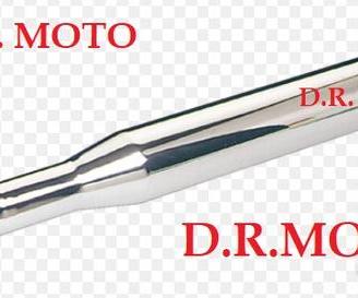Terminale Scarico Marmitta Fishtail Cromato Custom