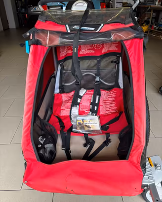 Carello bici per bambini doppia seduta Chariot
