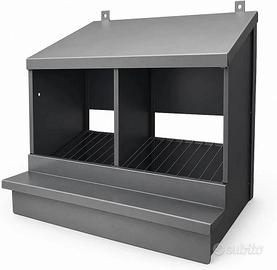 Nido per galline ovaiole 2 posti. Pollaio.
