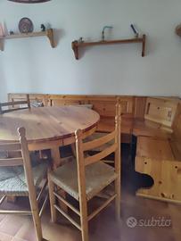 Cassapanca in legno massello