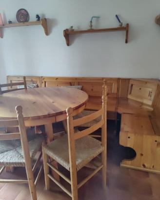 Cassapanca in legno massello