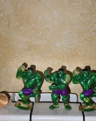 Lotto 3 figure Hulk Nesquik 2003 Nestlé