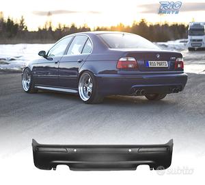 PARAURTI POSTERIORE BMW E39 LOOK M5 PDC DOPPIA USC