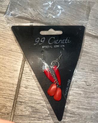 Orecchini con il peperoncino