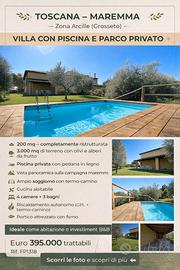 Villa indipendente con parco e piscina