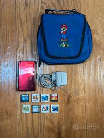 Nintendo 3DS + custodia + 8 giochi