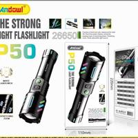 Torcia Professionale Andowl P50 – Ultra-Luminosa, 