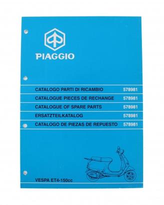 Catalogo parti di ricambio Piaggio Vespa ET4 150