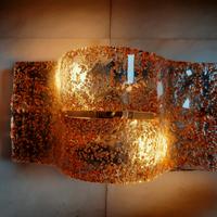 Murano lampada applique Mazzega anni 70