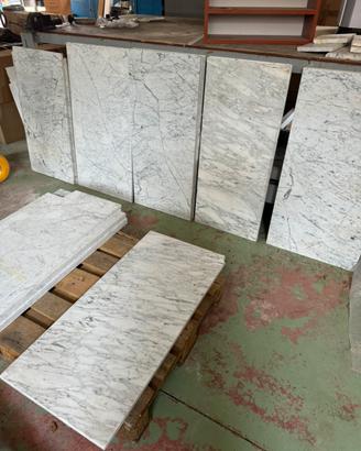 Lastre marmo di Carrara varie mosire