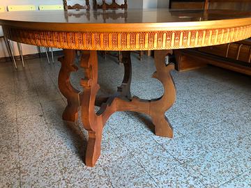 Tavolo da pranzo rotondo allungabile