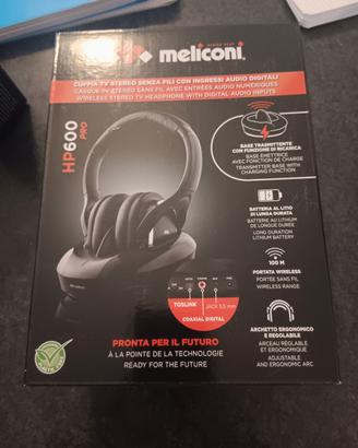 Le Meliconi HP600 Pro sono cuffie TV stereo senza 