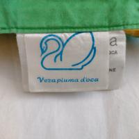 Piumino vera piuma d'oca letto singolo