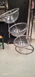 Espositore 3 vasche plexiglass