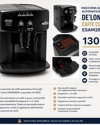 Macchina da caffè automatica De Longhi Caffè Corso