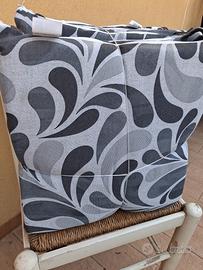 set da 6 cuscini per sedie 40*40
