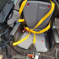 seggiolino per bicicletta bambino fino 15 kg ottim