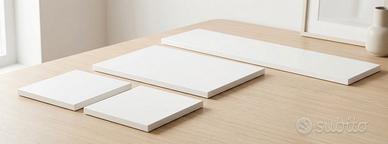 Set Mensole Bianche per Bricolage e Arredamento