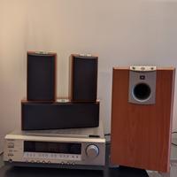 Amplificatore Onkyo + home cinema 5.1 JBL SCS 178 