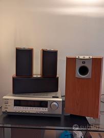 Amplificatore Onkyo + home cinema 5.1 JBL SCS 178 